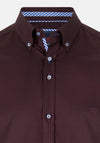 Andre Rhine Long Sleeve Shirt, Burgundy