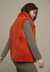 Rino & Pelle Lison Faux Fur Short Waistcoat, Pottery