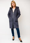 Rino & Pelle Ova Reversible Hooded Coat, Night Grey