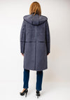 Rino & Pelle Ova Reversible Hooded Coat, Night Grey