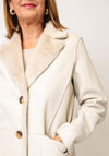 Rino & Pelle Tatianna Reversible Coat, Off White