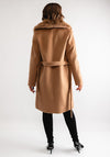 Rino & Pelle Meya Faux Fur Collar Coat, Camel