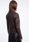 Rino and Pelle Ludwig Leather Biker Jacket, Brown