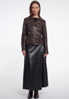 Rino and Pelle Ludwig Leather Biker Jacket, Brown