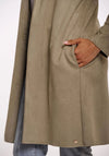 Rino & Pelle Mirola Faux Suede Jacket, Khaki Green