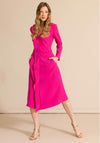 Caroline Kilkenny River Midi Dress, Pink