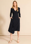 Caroline Kilkenny River Midi Dress, Navy