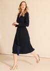 Caroline Kilkenny River Midi Dress, Navy
