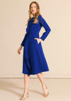 Caroline Kilkenny River Midi Dress, Royal Blue