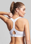 Royce Impact Free Adjustable Sports Bra, White