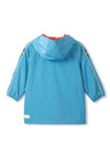 Hatley Boy Sporty Hooded Rain Jacket, Blue