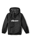 Ellesse Boys Plazo Long Sleeve Lightweight Jacket, Black