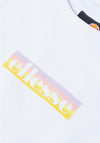 Ellesse Girl Eula Short Sleeve Tee, White