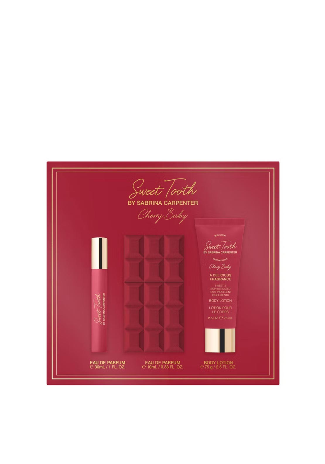 Sabrina Carpenter Sweet Tooth Cherry Baby EDP Gift Set - McElhinneys