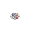 Dyrberg/Kern Salma Ring Topper, Pastel & Silver