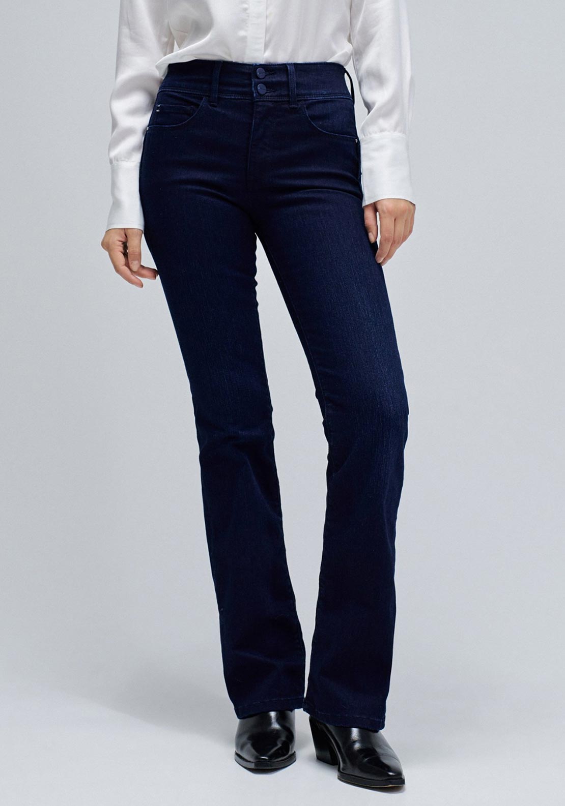 Salsa Jeans Secret Push in Bootcut Jeans, Navy Blue