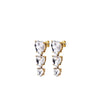 Dyrberg/Kern Sanctu Heart Drop Earrings, Gold