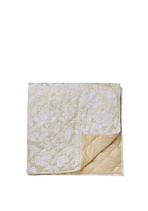 Sanderson Pyramus Jacquard Throw, Gold