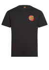 Santa Cruz Classic Dot Graphic Chest T-Shirt, Black