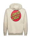 Santa Cruz Classic Dot Graphic Chest Hoodie, Light Grey