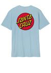 Santa Cruz Classic Dot Graphic T-Shirt, Sky Blue