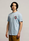 Santa Cruz Dressen Rose Two Graphic T-Shirt, Sky Blue