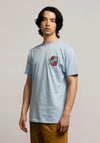 Santa Cruz Dressen Rose Two Graphic T-Shirt, Sky Blue