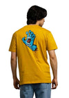 Santa Cruz Screaming Hand Chest Graphic T-Shirt, Old Gold