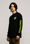 Santa Cruz Vivid Other Dot Graphic Long Sleeve T-Shirt, Black