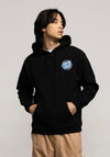 Santa Cruz Vivid Slick Dot Graphic Hoodie, Black