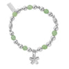 ChloBo In Bloom Forget Me Not Aventurine Bracelet, Silver