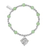 ChloBo In Bloom Sparkling Bloom Aventurine Bracelet, Silver