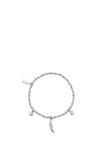 ChloBo Love & Courage Bracelet, Silver
