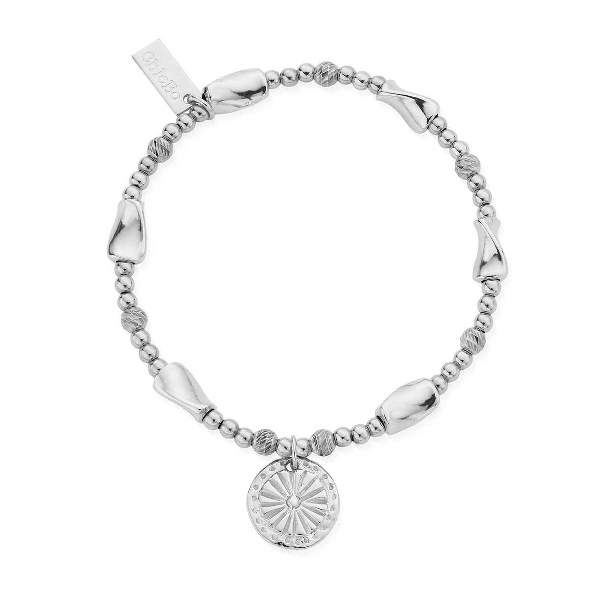 ChloBo Sunshine Spirit Bracelet, Silver