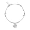 ChloBo Moon Wave Bracelet, Silver