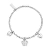 ChloBo Blossom Of Grace Bracelet, Silver