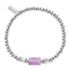 ChloBo Calming Spirit Stone Bracelet, Silver