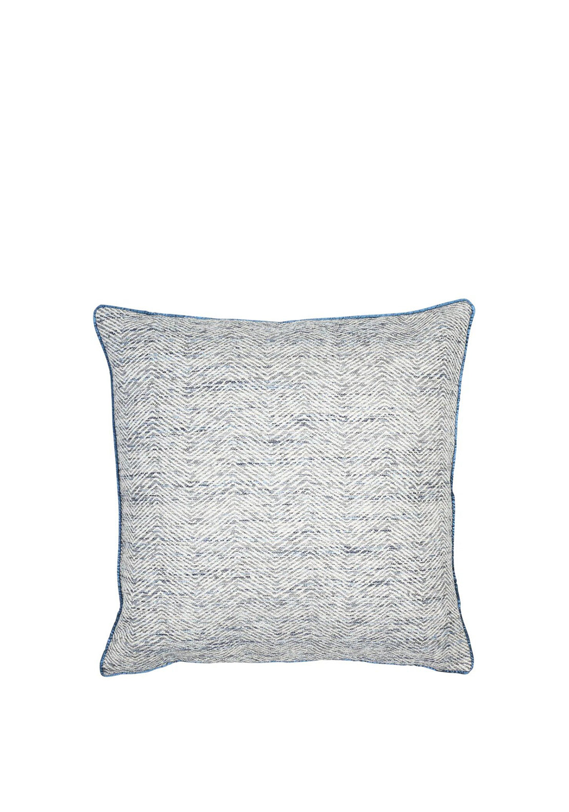 Malini Ripple Detail Cushion 50x50cm, Navy