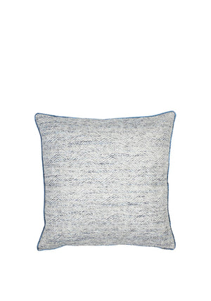 Malini Ripple Detail Cushion 50x50cm, Navy