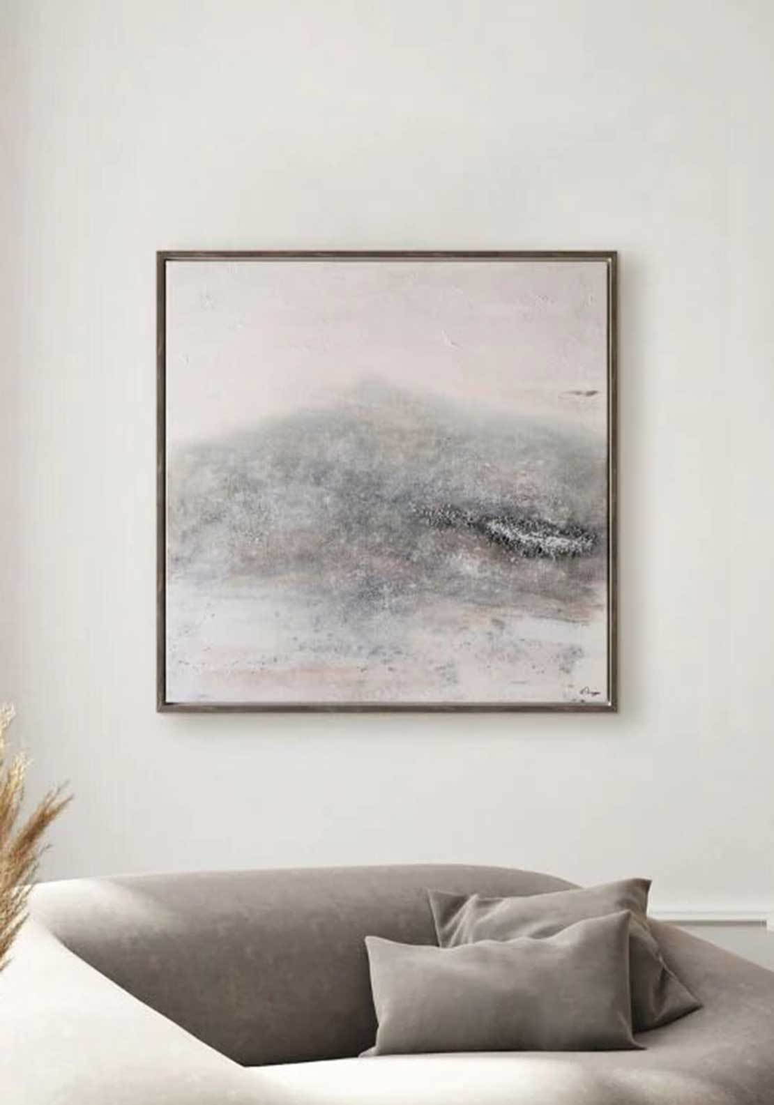 Scatter Box Aughris II Framed Art, Grey Multi