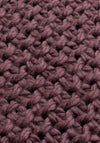 Scatter Box Collins Tassel 45x45cm Cushion, Aubergine