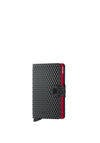Secrid Cubic Mini Wallet, Black & Red