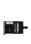 Secrid Leather Mini Wallet, Black