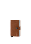 Secrid Mini Wallet, Vintage Cognac Silver
