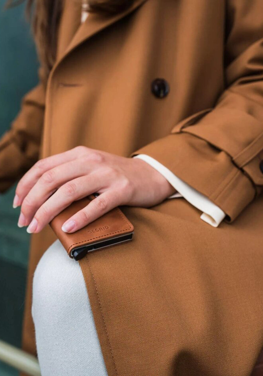 Secrid Mini Wallet, Vintage Cognac Silver