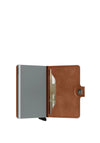 Secrid Mini Wallet, Vintage Cognac Silver