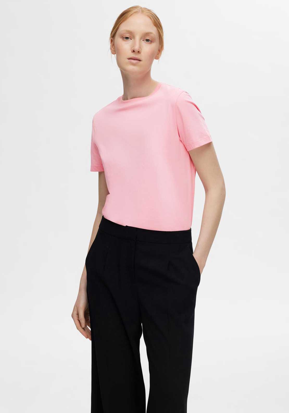 Selected Femme Essential T-Shirt, Peony