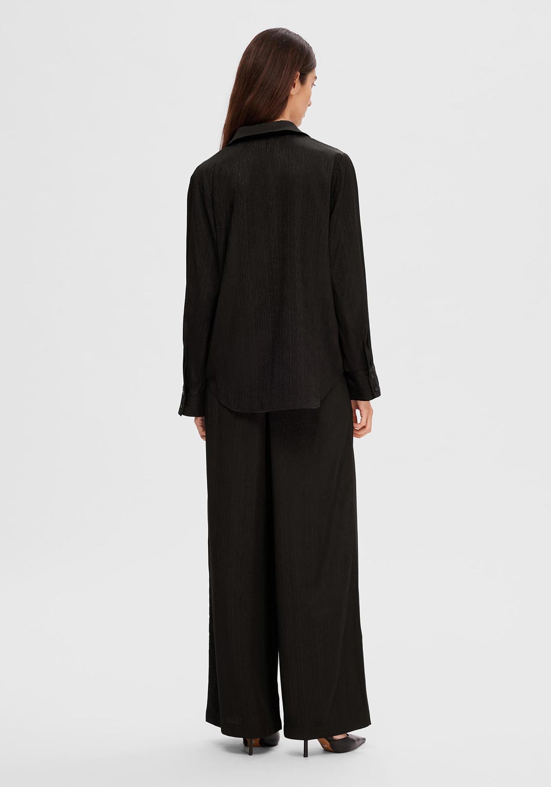 Selected Femme Tyra Shirt, Black