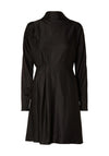 Selected Femme Alana Satin Mini Dress, Black