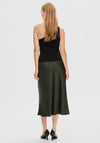 Selected Femme Lura One Shoulder Sparkly Knit Top, Black